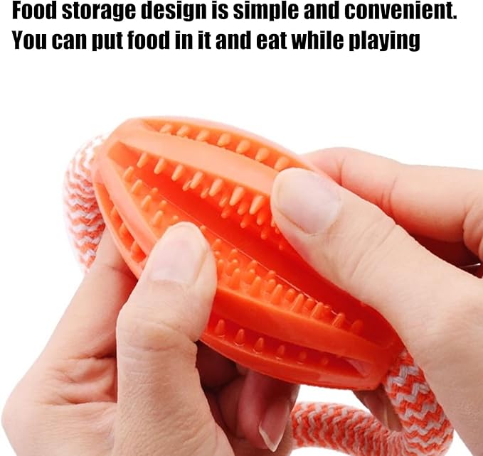 Dog Rope Ball Toy - Large Breed Dog Toy | Pet Interactive Rope Ball | Ropes Balls Dogs Large Breed | Interactive Food Dispenser String | Cotton Knot, Pet Chew Supplies for Easy Throwing