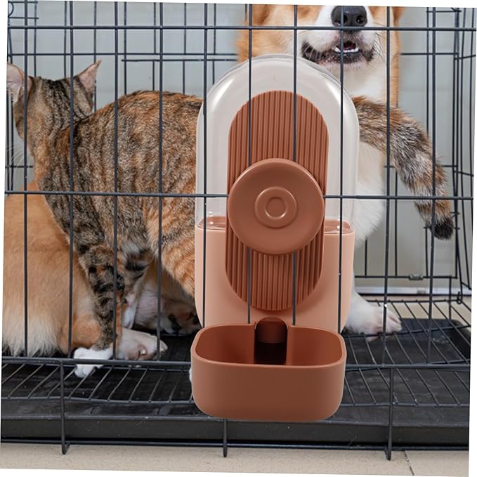 Hanging Pet Water Dispenser Automatic Feeder for Cats and Dogs Compact Design for Cage Use Easy to Install and for Indoor Pets and Animals