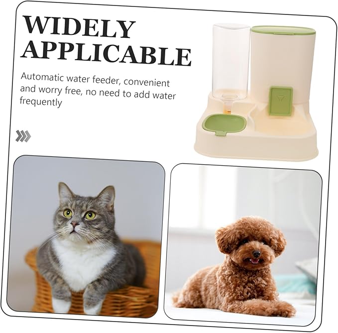 Automatic Pet Water Feeder with Dry and Wet Separation Capacity Dog and Cat Water Dispenser Healthy Design Easy to Use and Detachable for Multiple Pets