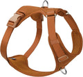 No Pull Dog Harness for Small Medium Large Dogs - Adjustable 2 Layer Mesh Dog Vest with Dual Clip, Escape Proof, Quick Release, Lightweight Breathable Mesh for Walking Hiking (Carmel Brown,L)