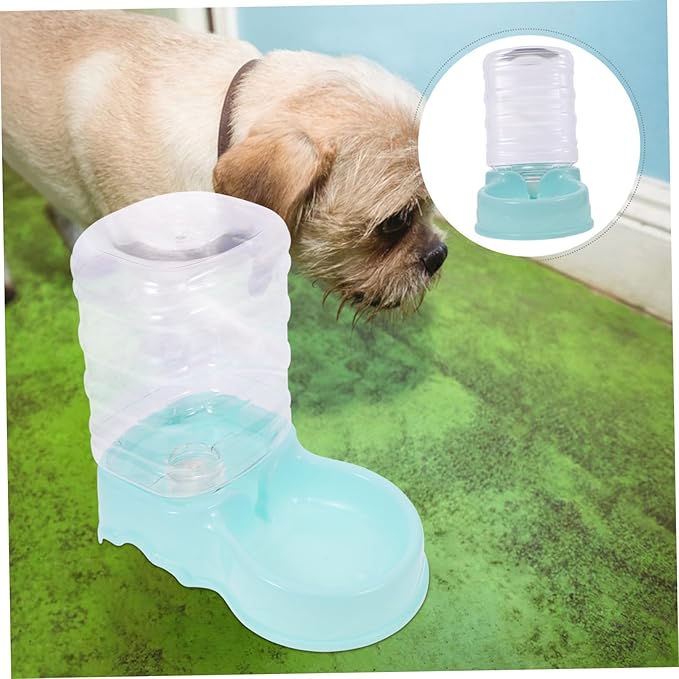 Sturdy Pet Water Fountain Cat Dog Water Dispenser Feeder Bowl Easy to Fill