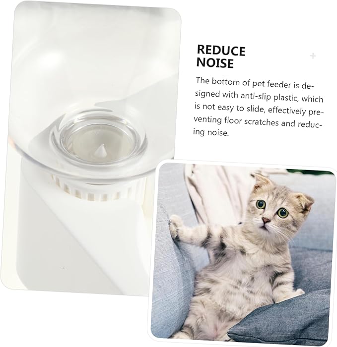balacoo 1set Automatic Cat Water Dispenser Capacity Tilted Pet Water Feeder for Dogs and Prevents Spills and Keeps Clean Random Style