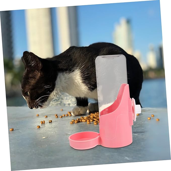 HANABASS Automatic Dog Water Dispenser Hanging Drinking Fountain for Crate Portable Pet Feeder Wear-Resistant Design