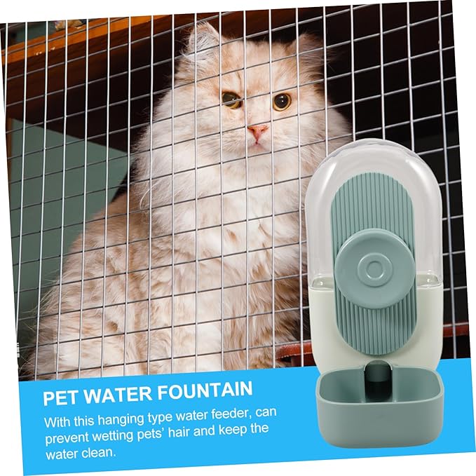ibasenice Hanging Pet Water Dispenser for Dog Crate Automatic Water Feeder Leak Design Compact Easy Installation for Cats and Dogs