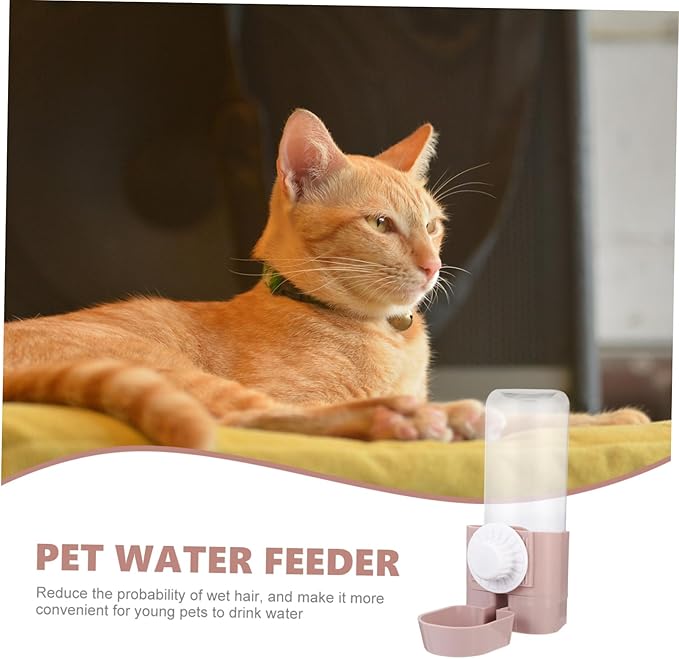 Automatic Pet Water Dispenser Hanging Water Feeder for Dogs and Cats Stylish Design Capacity Compact Portable for Cages