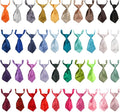 Segarty Small Dog Ties, 40 PCS Dog Neck Bow Tie with Adjustable Solid Color Pet Bowtie Collar for Wedding Holiday Birthday Christmas Costumes Grooming Accessories, Bulk Necktie Gift for Cat Puppy Pets