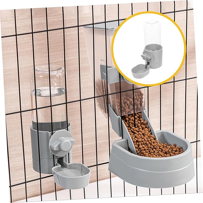 Milisten Automatic Pet Water Dispenser Hanging Drinking Fountain for Dogs Cats Safe Easy to Use