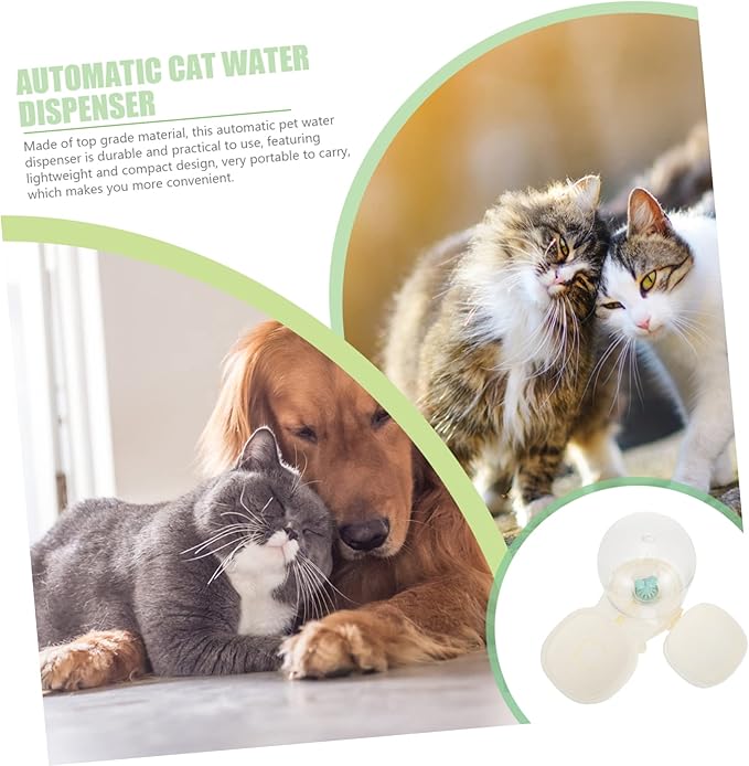 SUPVOX Automatic Pet Water Feeder and Skid Food-Grade Material Keep Health Safe