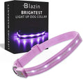 Blazin Light Up Dog Collar - The Original LED Dog Collar - USB Rechargeable - Waterproof - 1,000 Feet of Visibility - Dog Collar Light for Small, Medium, Large Dogs - USA Brand