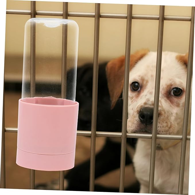 Hanging PET Water Dispenser for Cats and Dogs Automatic Water Feeder Fixed Mount 1.5L Capacity Cat Bottle Dispenser for Home and Travel