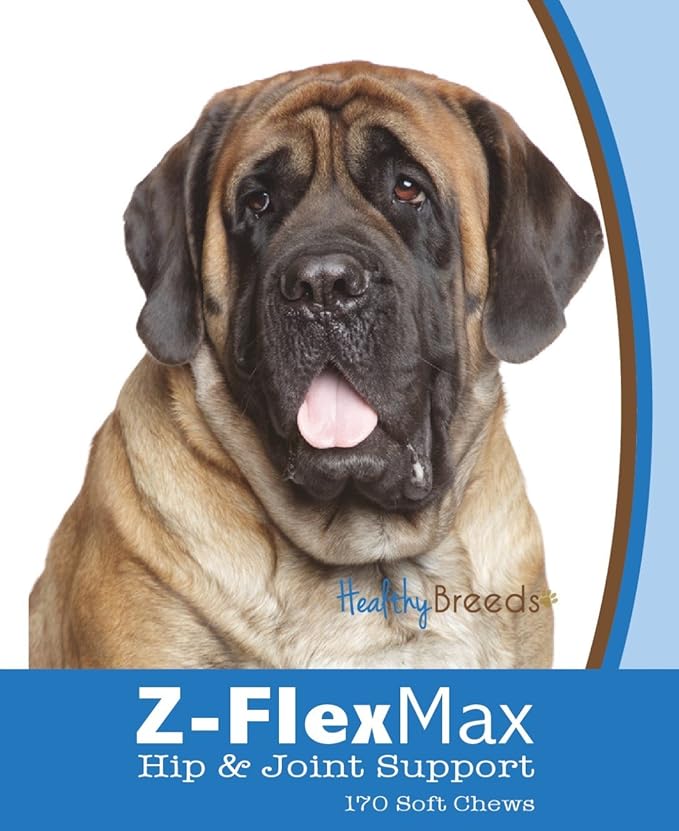 Healthy Breeds Mastiff Z-Flex Max Hip and Joint Soft Chews 170 Count
