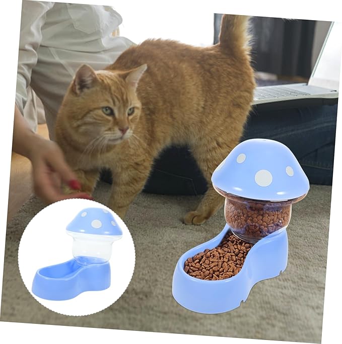 GANAZONO Automatic Feeder Capacity Cat Feeder Dry Cat Food Dispenser for Indoor Pet Animals