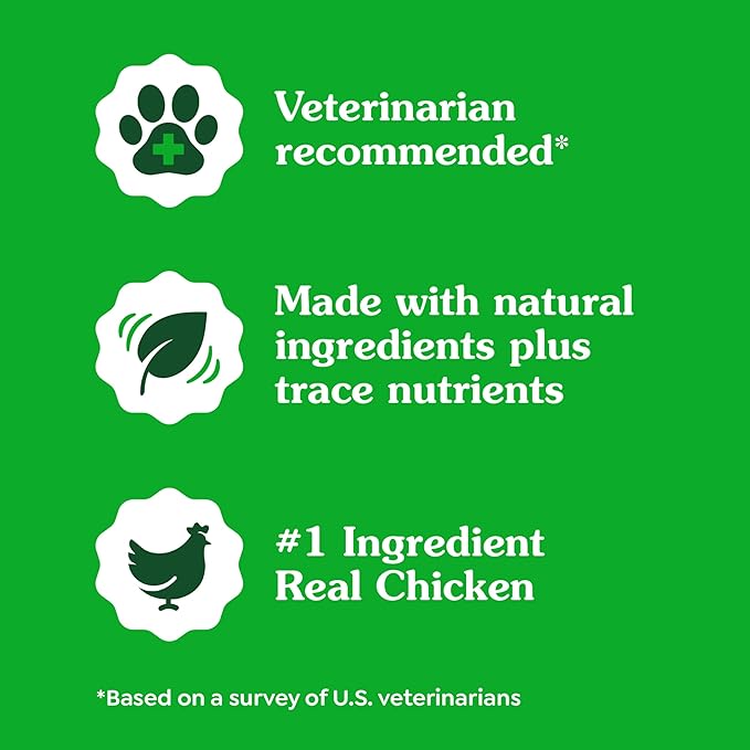 Greenies Pill Pockets for Dogs, Large Size Soft Dog Treats, Chicken Flavor and Peanut Butter Flavor, 7.9 oz. Pouch