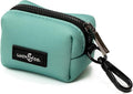 Lucy & Co. Dog Poop Bag Holder - Leak Proof Dispenser with Leash Attachment - Easy Refills - Hygienic Pet Poop Pickup - Green Outdoor Plaid