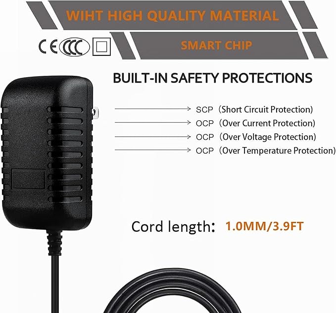 CJP-Geek 10V Ac Dc Adapter Charger Compatible with PetSafe Healthy Pet Simply Feed Healthy Pet Simply Feed Dog and Cat Automatic Feeder Power Supply