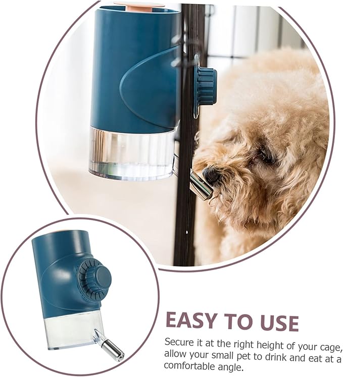 Dog Water Bottle Automatic Pet Feeder Leak Water Dispenser for Cage Jazz Easy to Install Pressure Resistant Portable Pet Water Container