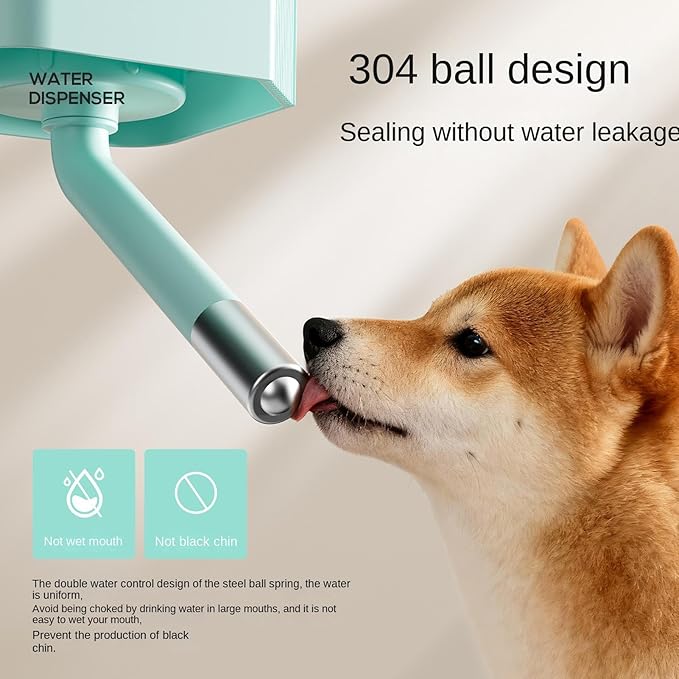 Pet Cage Mounted Waterer, Top Refill Automatic Dog Dispenser, Spill-Proof Leak-Free Feed, Clears View Reservoir, Pet Crate Accessories, Easy Install