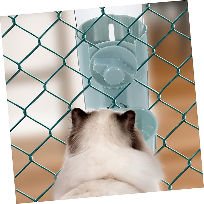 GANAZONO Pet Feeding Supply Cat Dog Cage Water Feeder Automatic Waterer Capacity Compact Design