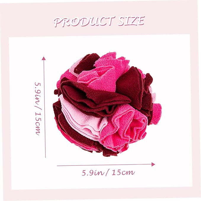 SUPVOX Pet Dog Sniff Toy Chewing Ball for Puppies Slow Feeder Interactive Plaything Helps Reduce Destructive Behavior Enhances Sniff Training Compact for Easy Storage