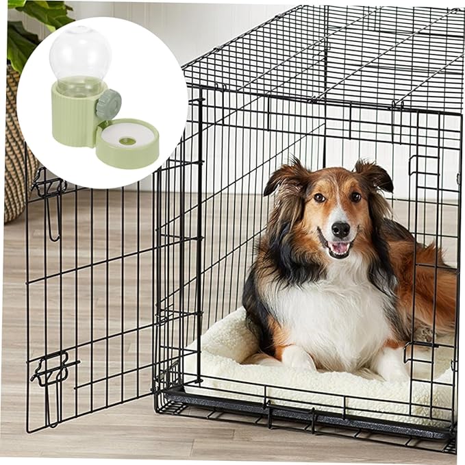 2pcs Automatic Pet Feeder and Water Dispenser Convenient Hanging Dog and Cat Water Drinker Easy Install for Healthy Eating and Drinking