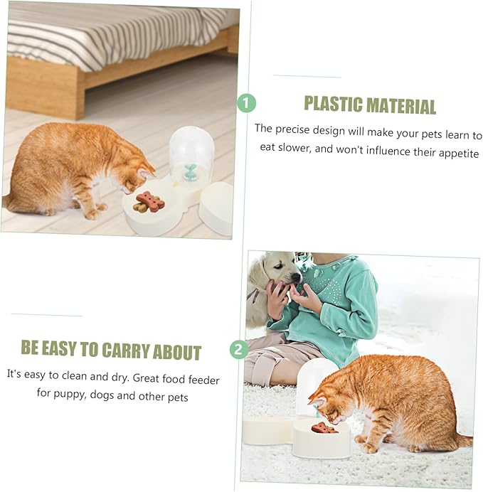 1pc Automatic Cat Dog Feeder Non- Bowl Pet Water Dispenser for Cats and Dogs Convenient Food and Water for Home Use