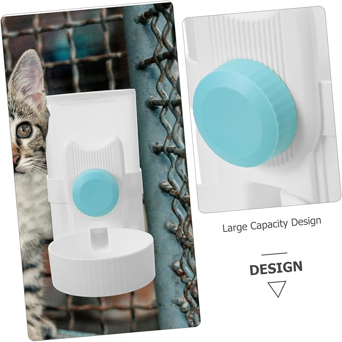 Automatic Pet Water Dispenser for Dogs and Cats Easy Install Hanging Waterer Body for Easy Monitoring for Cages and Crates Convenient Pet Water Feeding