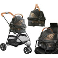 Pet Gear, A Vermont Family Owned Company Since 1936, 3-in-1 Travel System, View 360 Stroller Converts to Carrier and Booster Seat with Easy Click N Go Technology, for Small Dogs & Cats, 4 Colors