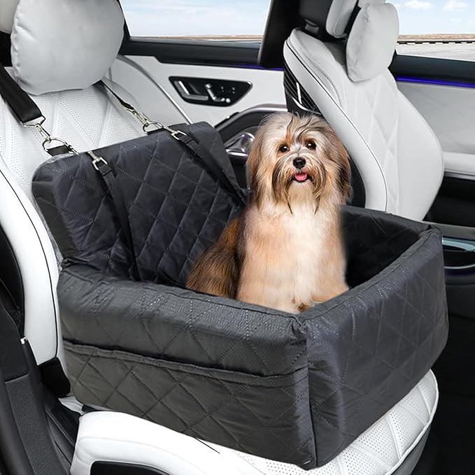 Dog Bed for Car | Booster Hammock Detachable,Removable Cover Cat Carrier Seat | for Doggy Kitten Small Large Breed Travel Road Trips Camping Truck Sedan SUV Vet Visits Daily