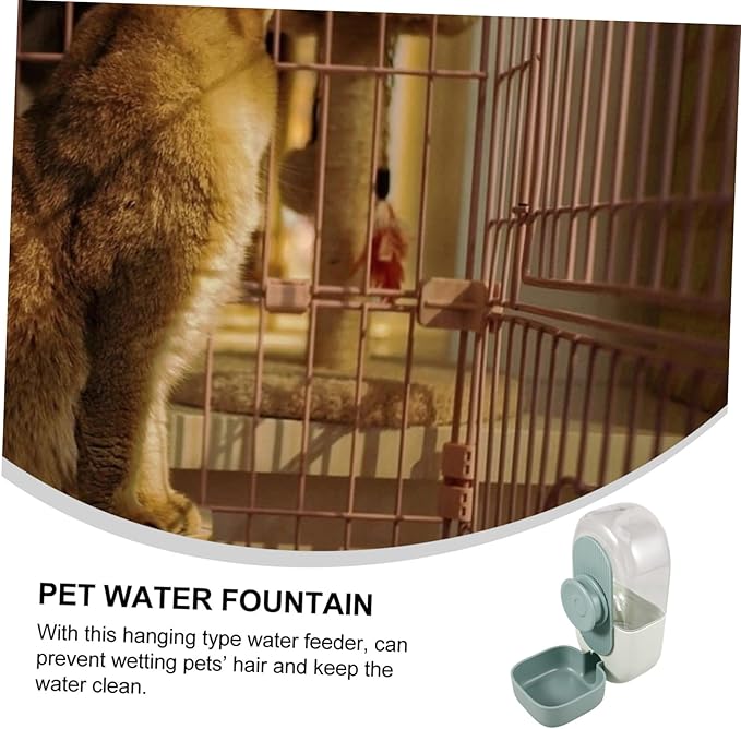 BESPORTBLE 4pcs Hanging Pet Water Dispenser Automatic Feeder for Dogs Convenient Cage Water Bottle Leak Design for Crate Pet Cages