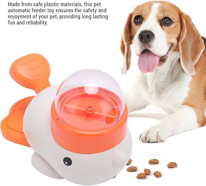 Haofy Automatic Dog Treat Dispenser Interactive Puzzle Toy with Large Capacity Adjustable Difficulty, Smart Training Feeder to Reduce Boredom Anxiety for Energetic Dogs Puppies Busy