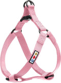 Pawtitas Solid Step-in Dog Harness – Adjustable No-Pull Vest for Puppies to Seniors, Safe & Comfortable L Millennial Pink