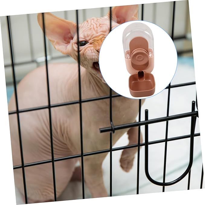 Mipcase Automatic Hanging Pet Water Feeder Detachable Water Dispenser for Dogs Cats Stable Cage Supply Convenient Easy to Install Prevents Spills Overturns