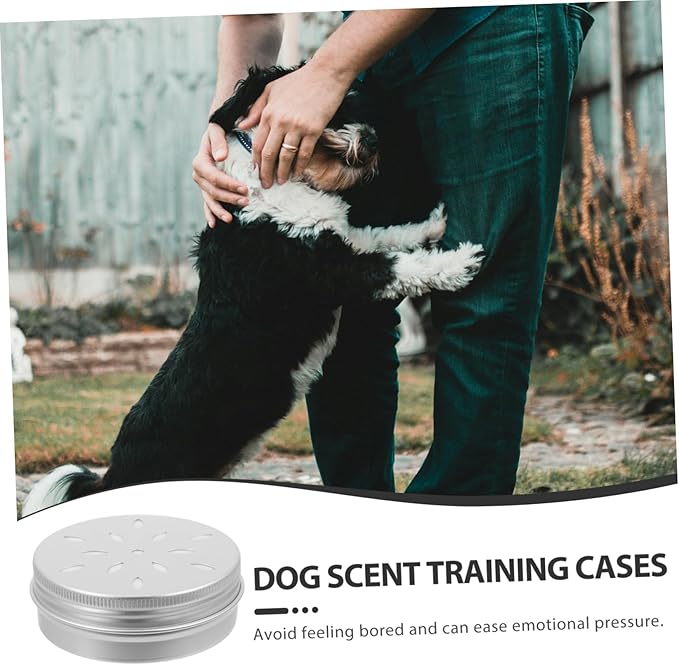 VICASKY 10Pcs Dog Scent Training Tool Durable Sniffle Box for Nose Work Training Enhances Canine Smell Skills for Reducing Stress and Active Play