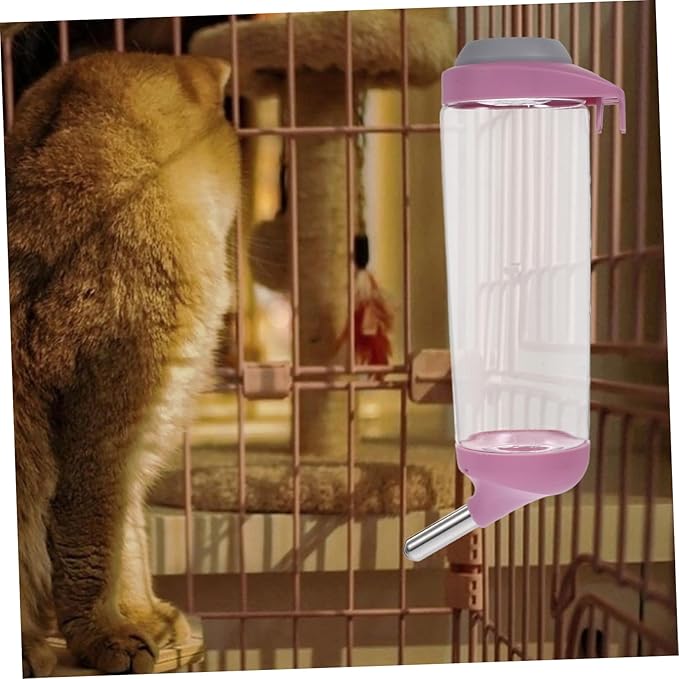 Mipcase 2pcs Automatic Pet Hanging Water Dispenser for Dogs Cats Capacity Design for Cleaning Refilling for Cages and Travel