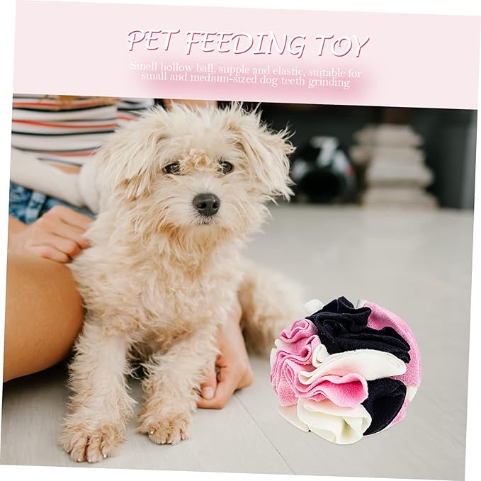 SUPVOX Pet Sniffing Ball Dog Foraging Ball Interactive Dog Toy Slow Feeder Training Chewing