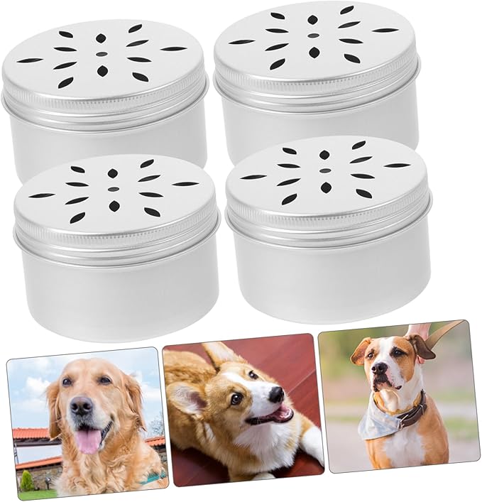 MERRYHAPY 10pcs Dog Scent Training Containers for Odor Detection Aluminum Scent Training Box Nose Work Tool for Dog and Stress Relief