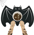 Halloween Pet Mat for Food and Water, Pet Feeding Mat for Dog Cat Bowl Absorbent Anti-Stain Non-Slip Quick Dry Easy Clean Floor Placemat, Pets Accessories Indoor (Bat)