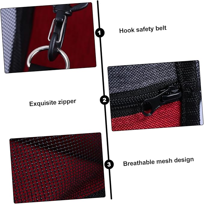 BESPORTBLE Pet Dog and Cat Car Seat Breathable Vehicle Seat Cover for Dogs and Cats Safety Leash for Traveling Pets