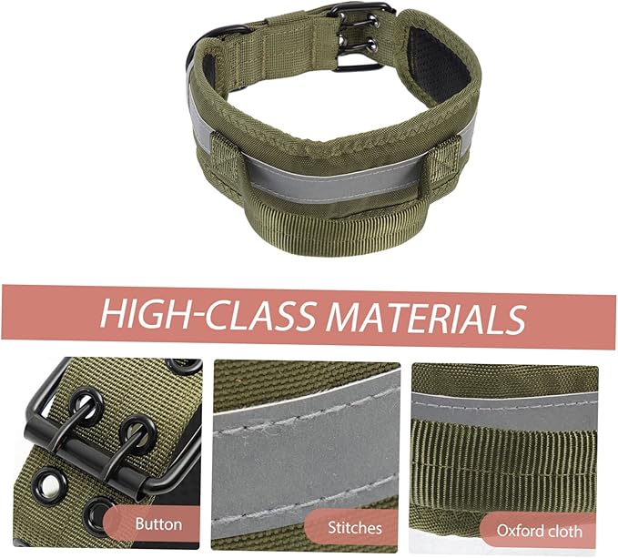 Reflective Heavy Duty Adjustable Pet Accessory for and Outdoor Use