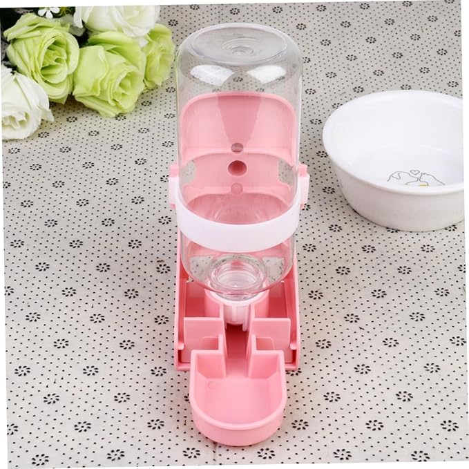 BESPORTBLE Automatic Pet Waterer 500ml Animal Water Dispenser for Dogs Cats Birds Easy Install