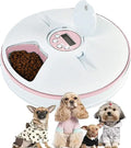 Automatic Pet Feeder for Dogs and Cats, Dry Or Wet Food Dispenser,6 Meal Trays with Portion Control,LCD Display Programmable Digital Timer, Voice Recorder Auto Cat Feeders