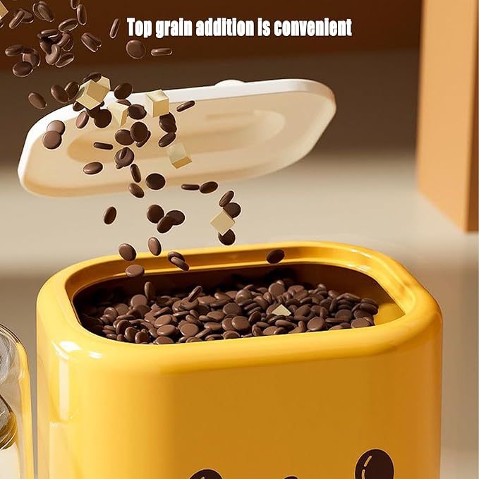 Automatic Dog Feeder – Food Water Dispenser, Large Capacity, Pet Supplies | Auto Food Feeder for Indoor Pets | Kitten Puppy Feeding Station