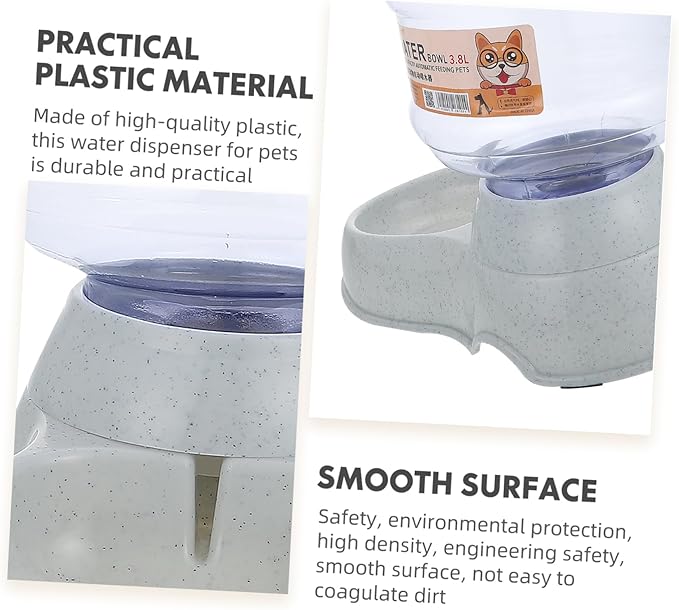 Automatic Pet Waterer Large Capacity Cat and Dog Water Bowl Feeder Safe Easy to Use Pet Water Container