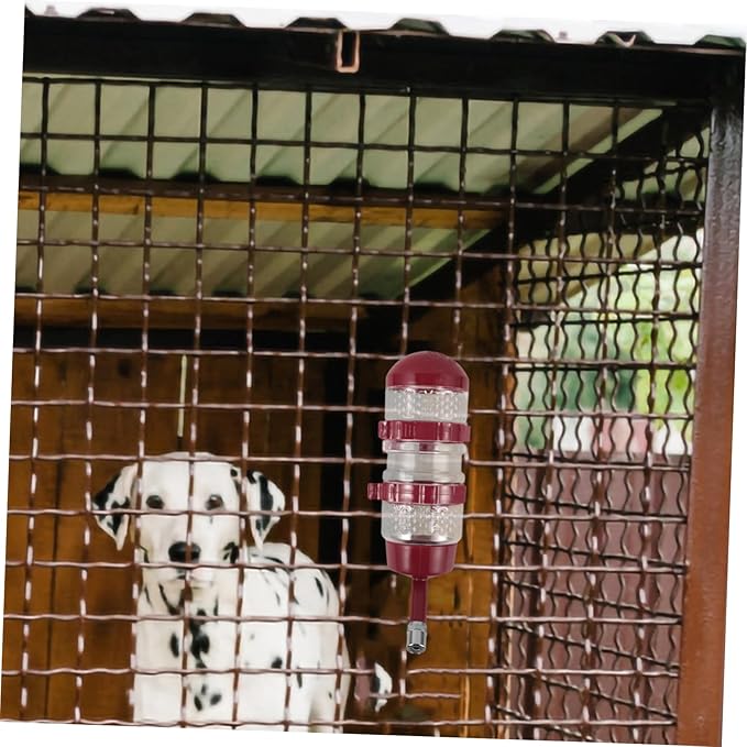 Large Hanging Dog Water Dispenser Automatic PET Feeder for Cats and Dogs Water Bottle Ball Valve for Kennels and Cages