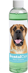 Healthy Breeds Dog Dental Care Water Additive for Boerboel - Helps Freshen Breath, Reduce Plaque & Control Tartar - Mint Flavor - 8 oz