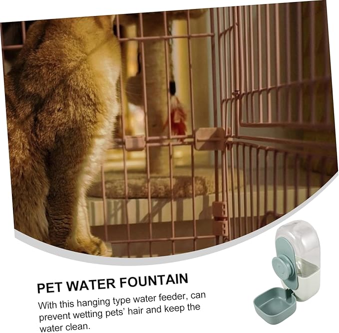 BESPORTBLE 3pcs Automatic Pet Water Dispenser for Dogs Cage Hanging Water Feeder Design Overflow Compact