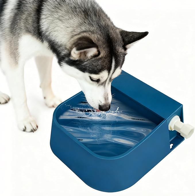 Enjoying Automatic Dog Water Dispenser 2L Outdoor/Indoor Pet Waterer Feeder Self Filling Water Float Valve Livestock Waterer for Dog Cat Chicken