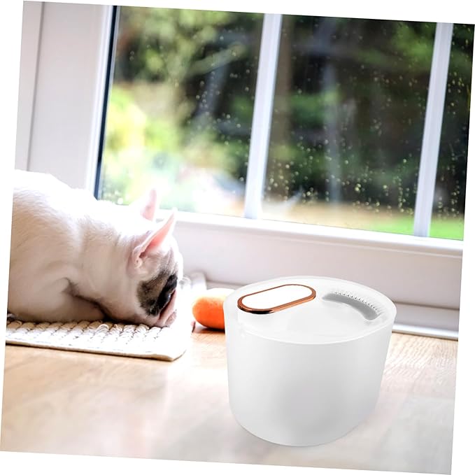 3l Auto Electric Pet Water Fountain Dog Cat Drinking Dispenser Filter Self-Filling Low Water Level Protection Pp Material Mineral White