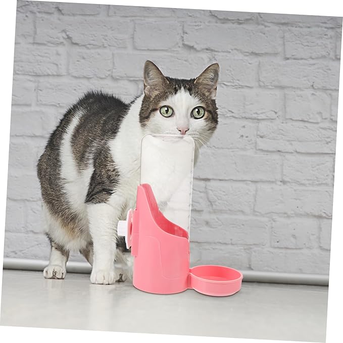 Happyyami Automatic Hanging Dog Water Feeder Compact Cage Suspended Drinking Device for Puppies and Kittens Easy to Install No Mess for Daily Hydration Needs