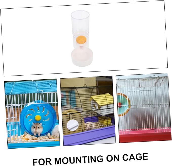 BESPORTBLE Hanging Automatic Pet Feeder and Water Dispenser Convenient for Cats and Dogs Leak Design Suitable for Animals Like Hamsters and Ferrets Easy to Observe Food Levels